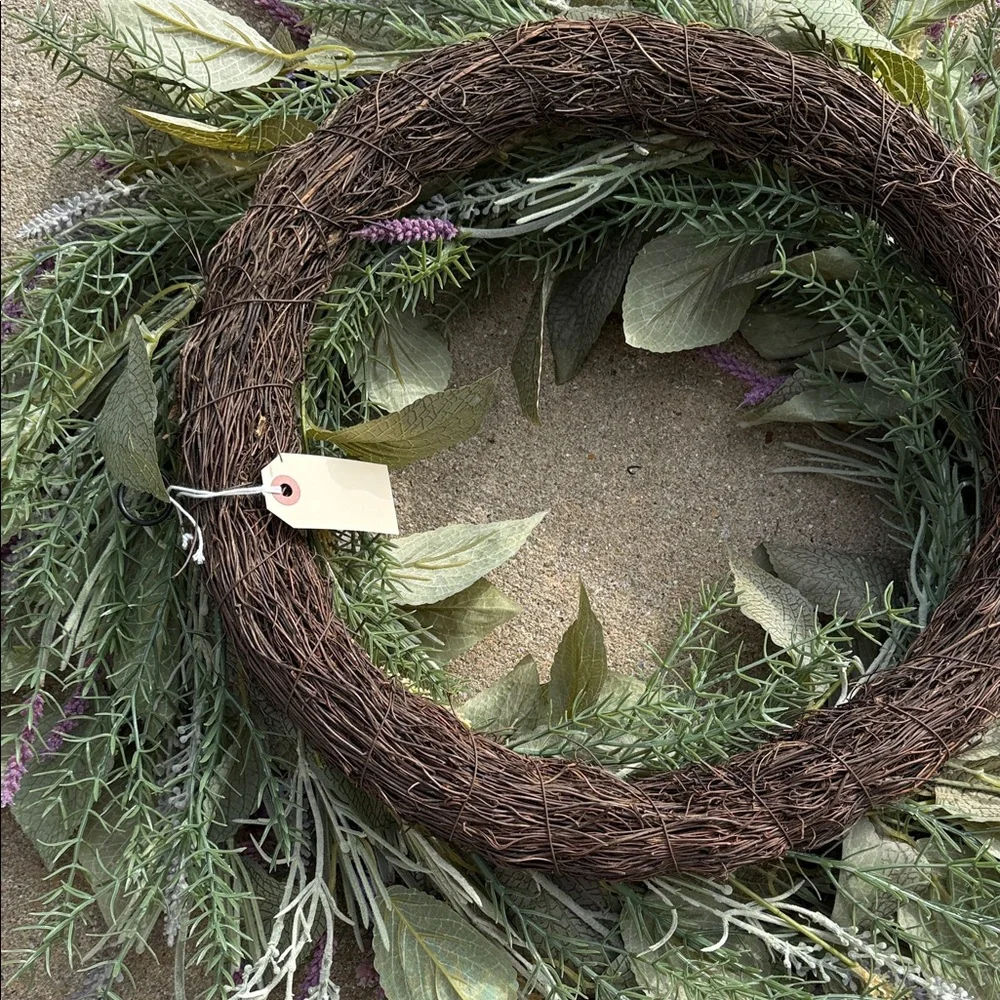 Frontgate Lavender Wreath - NWT